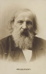 Dmitri Mendeléyev, químico ruso, creador de la tabla periódica de los elementos